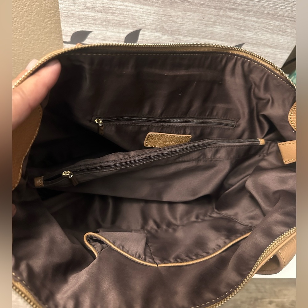 Cuore & Pelle Large Amelia Satchel Tan Leather bag - Picture 14 of 14